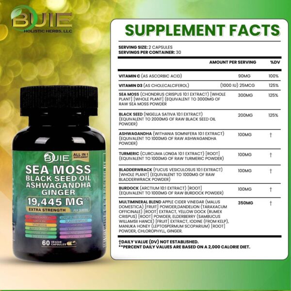 Sea Moss Ginger Capsules